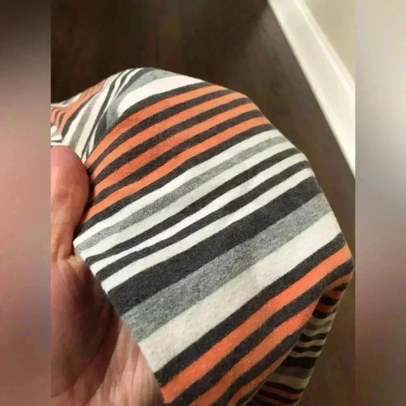 Toobydoo Boys 5 (110cm) Blue/Orange/White/Gray Long-Sleeve Stretch Polo - Picture 7 of 11